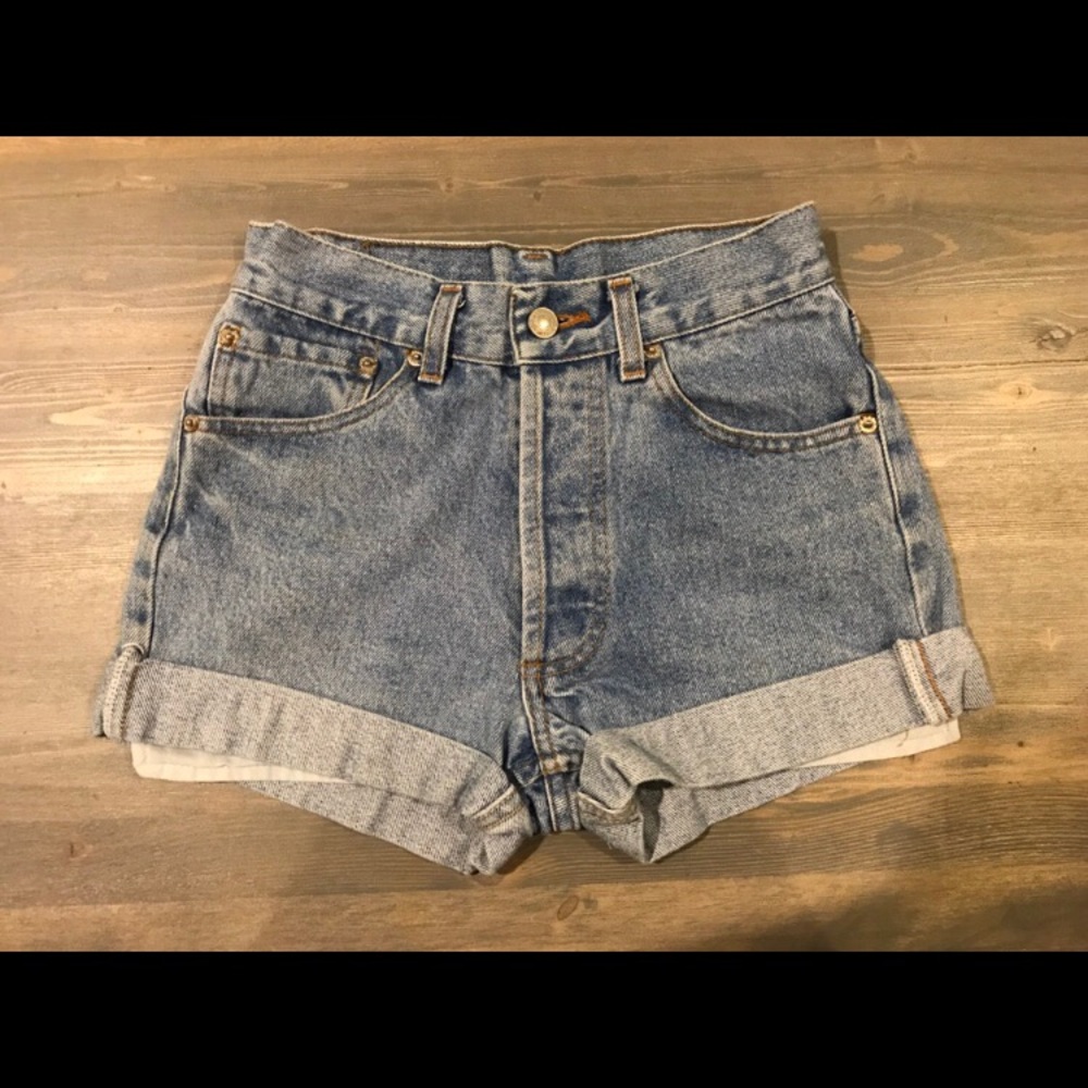 Levi’s 501 button fly shorts